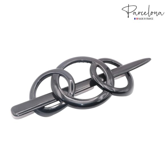 French Celluloid Hair Barrette Non Slip 3.5-Inch Stylish Hair Accessory - Picture 5 of 9